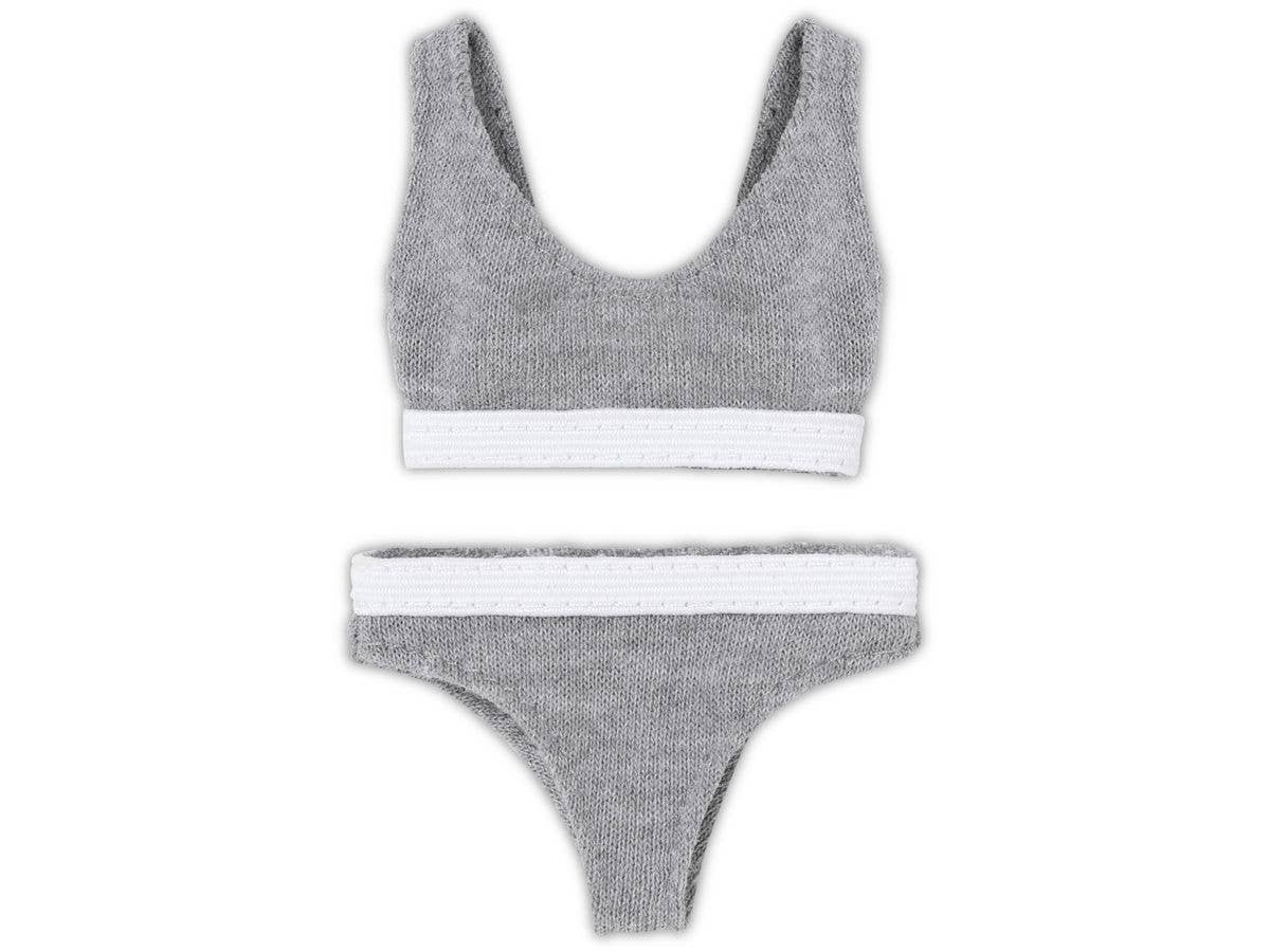 1/6 Q'z スポーティーブラ&ショーツset グレー