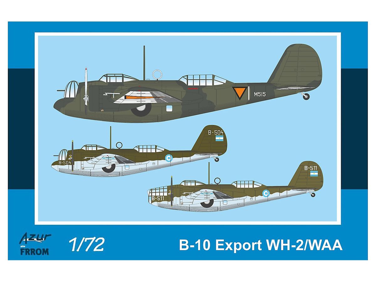1/72 B-10 爆撃機 輸出型 WH-2/WAA