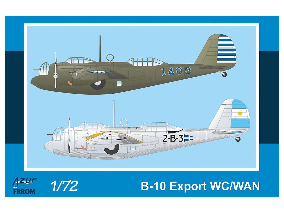 1/72 B-10 爆撃機 輸出型 WC/WAN