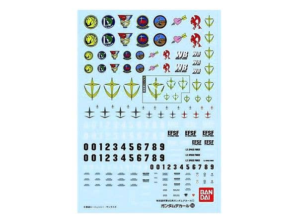 ガンダムデカール No.16 1/100 MG 汎用 - 連邦用