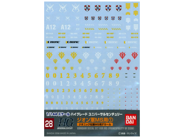 1/144 GD-28 HGUC 汎用 ジオン軍 MS用 1
