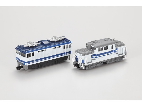 DD51形ディーゼル機関車 & EF64形電気機関車 (ユーロライナー色)