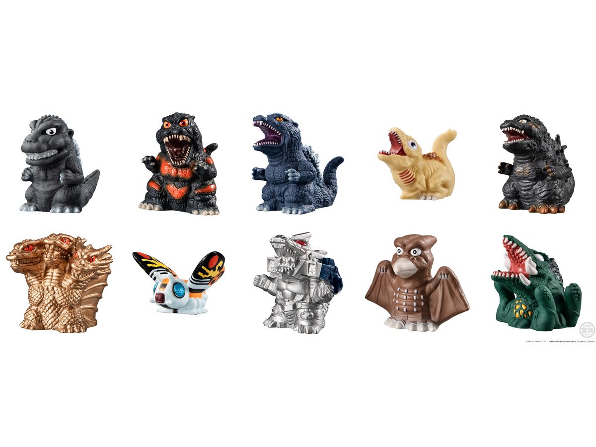 GODZILLA SOFVIDOLL 1Box 10pcs
