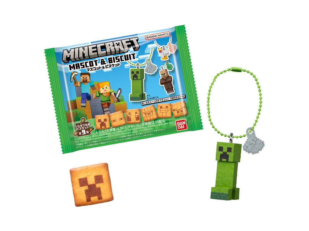 マインクラフト マスコット & ビスケット 1Box 10pcs