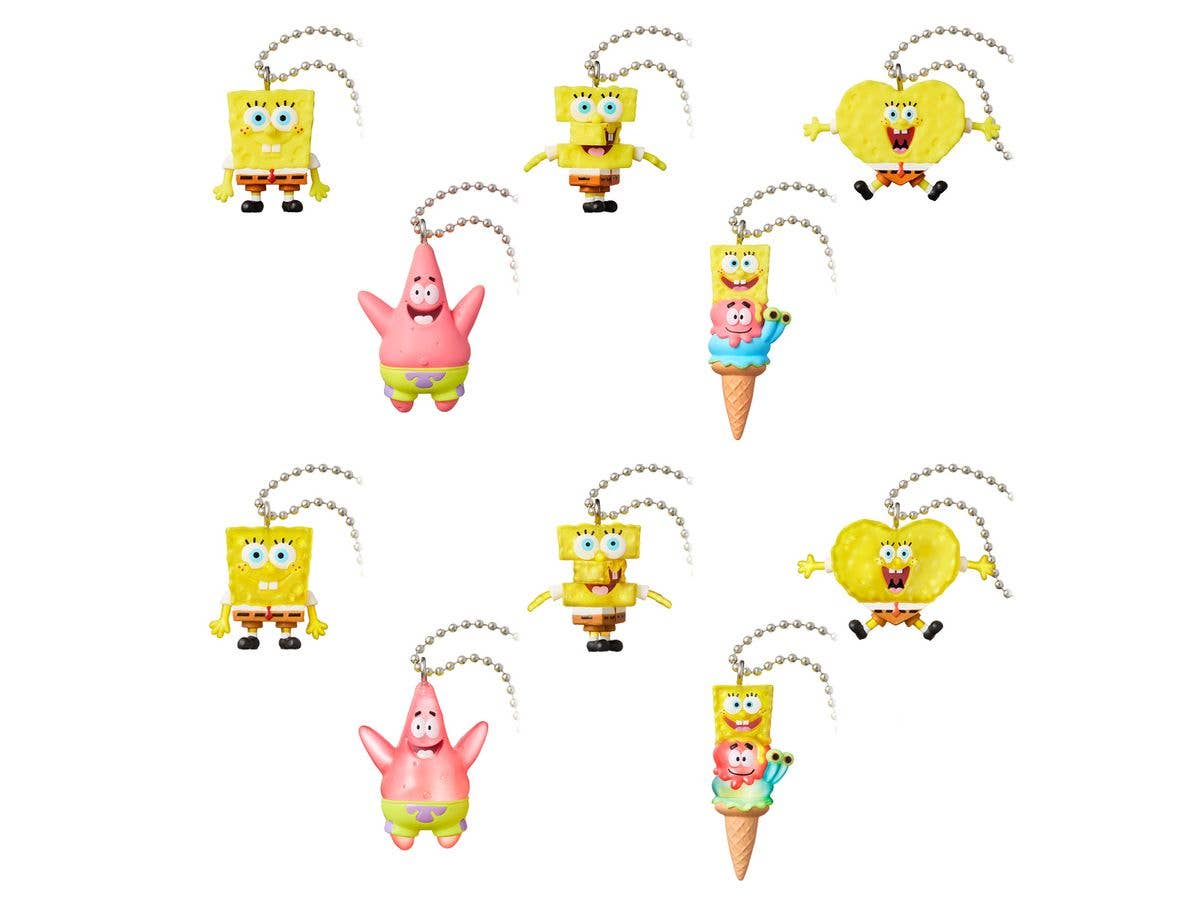 スポンジ・ボブ マスコット&グミ 1Box 12pcs