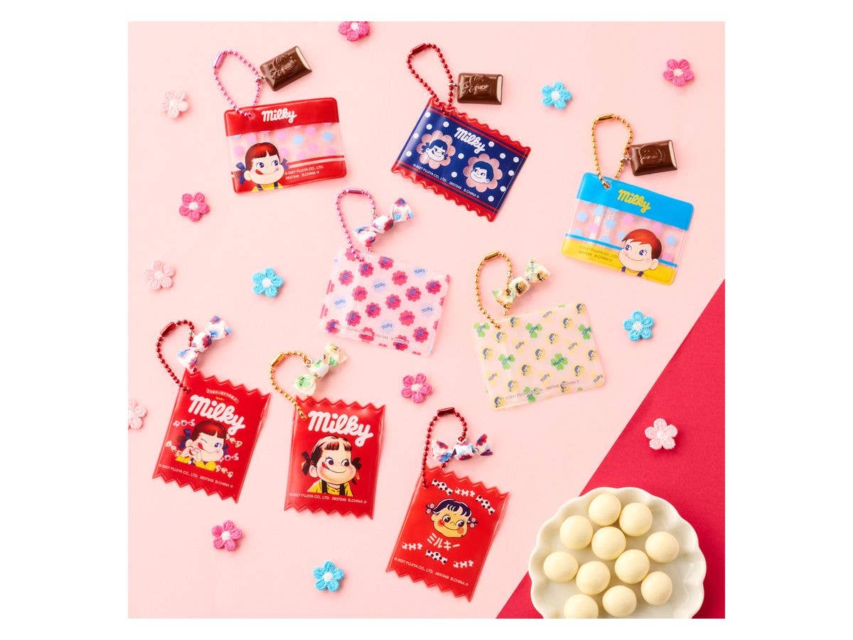 ミルキーまんまるビスケット ミニチュアマスコット&ミニポーチつき 1Box 10pcs