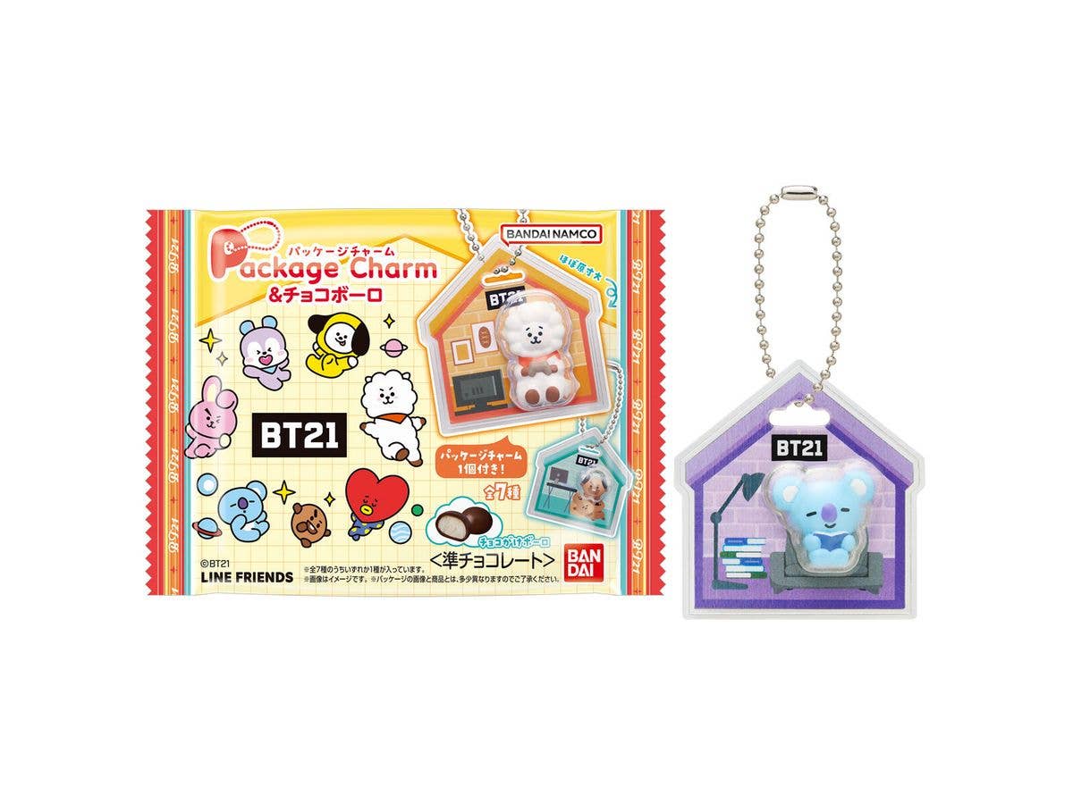 BT21 パッケージチャーム & チョコボーロ 1Box 10pcs