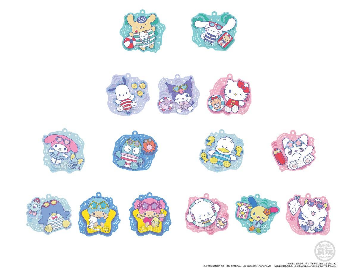 サンリオキャラクターズ ぷっくりラバマスグミ7 1Box 12pcs