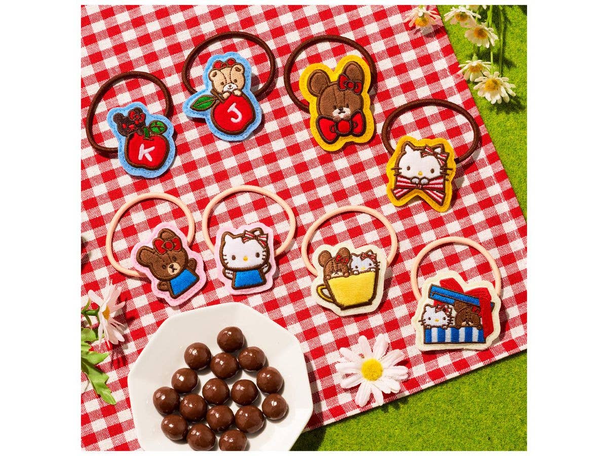 くまのがっこうxハローキティ ぬいゴム&チョコボーロ 1Box 10pcs