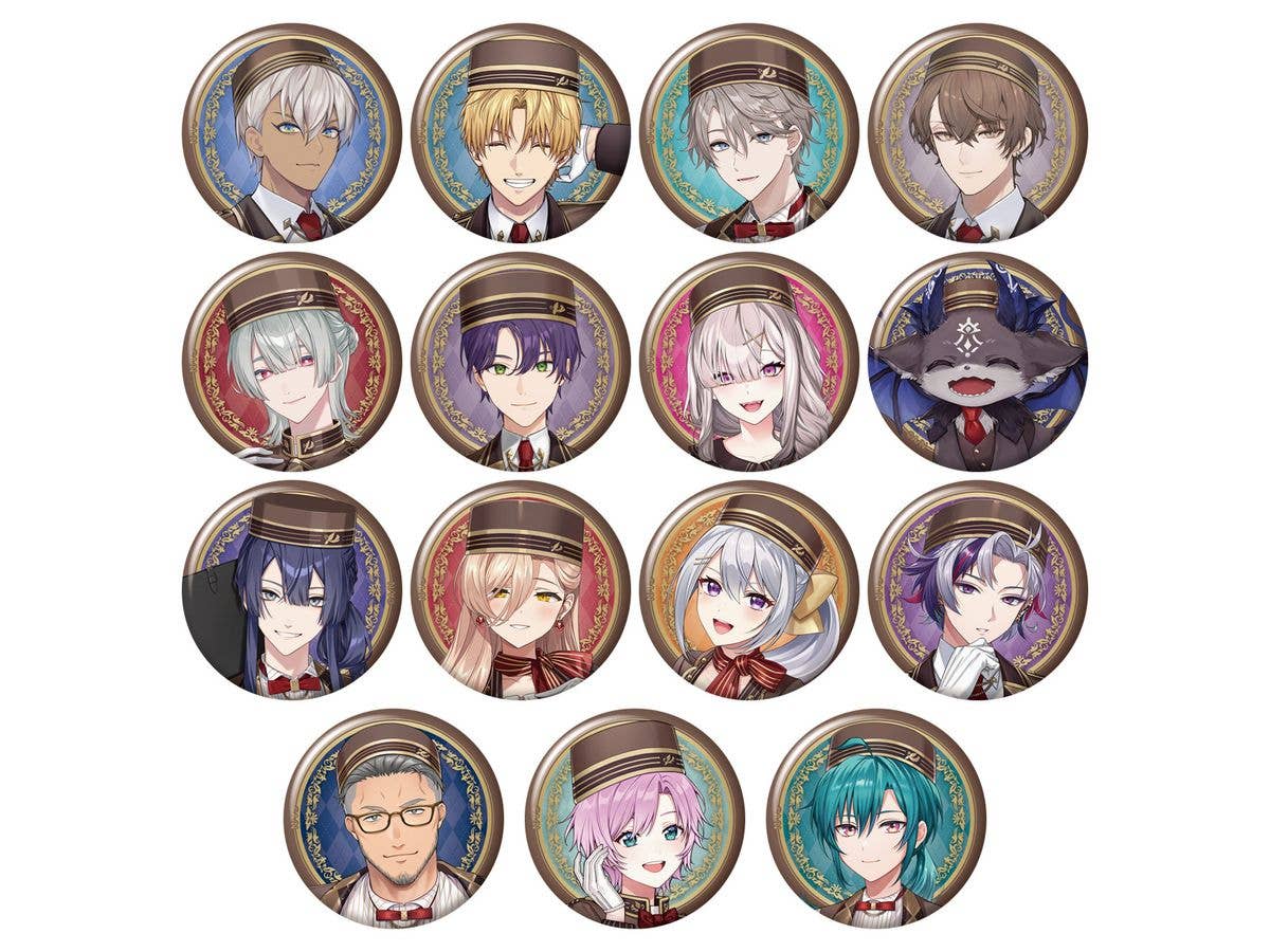 にじさんじ 缶バッジビスケット3 1Box 12pcs