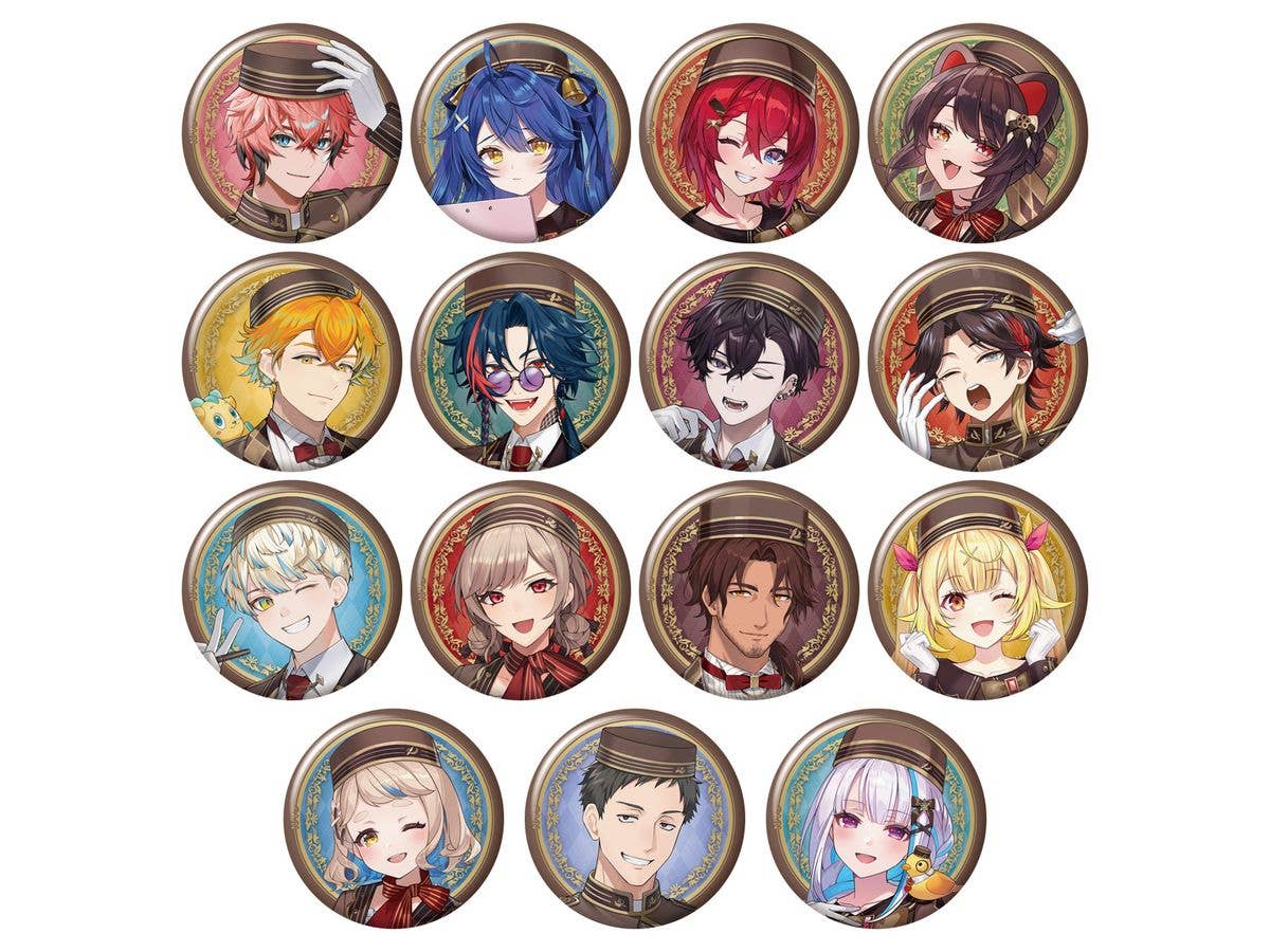 にじさんじ 缶バッジビスケット4 1Box 12pcs