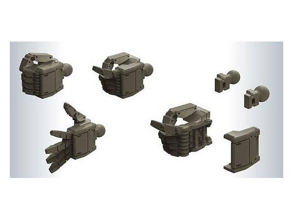 1/144 ビルダーズパーツ: MSハンド 01 (連邦系) メタリックカラー