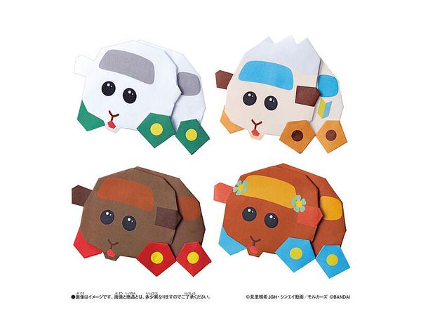 クラフトフレンズ パピるんず PUI PUI モルカー シロモ & アビー & テディ & チョコ