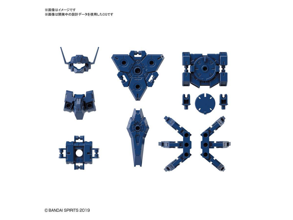 1/144 30MM 指揮官機用オプションアーマー[ラビオット用/ネイビー]