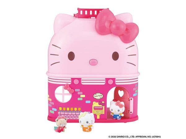 ぷちとも Sanrio characters おおきなハローキティのおうち 家具もドールもいっぱい! DXセット