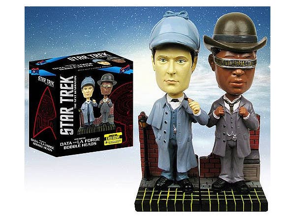 新スタートレック シャーロックホームズ データ&ラフォージ バブルヘッドフィギュア
