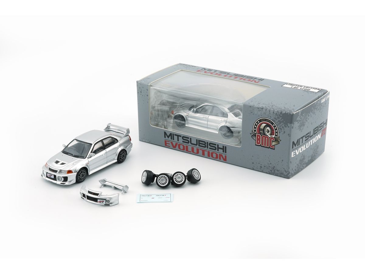 1/64 三菱ランサーエボリューション V / VI シルバー RHD