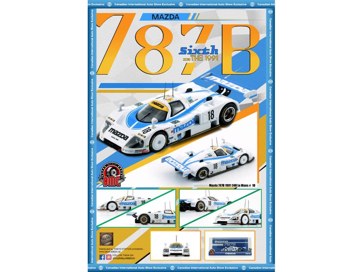 マツダ 787B 1991年ル・マン24時間 6位 #18  ヨハンソン / サラ / ケネディ