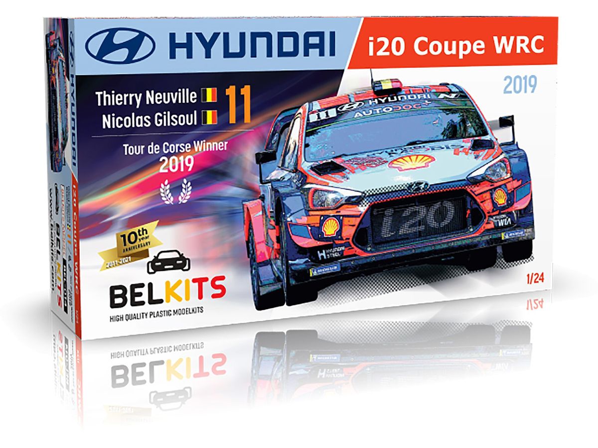 1/24 ヒュンダイ i20 クーペ WRC 2019 ツール・ド・コルス ウィナー