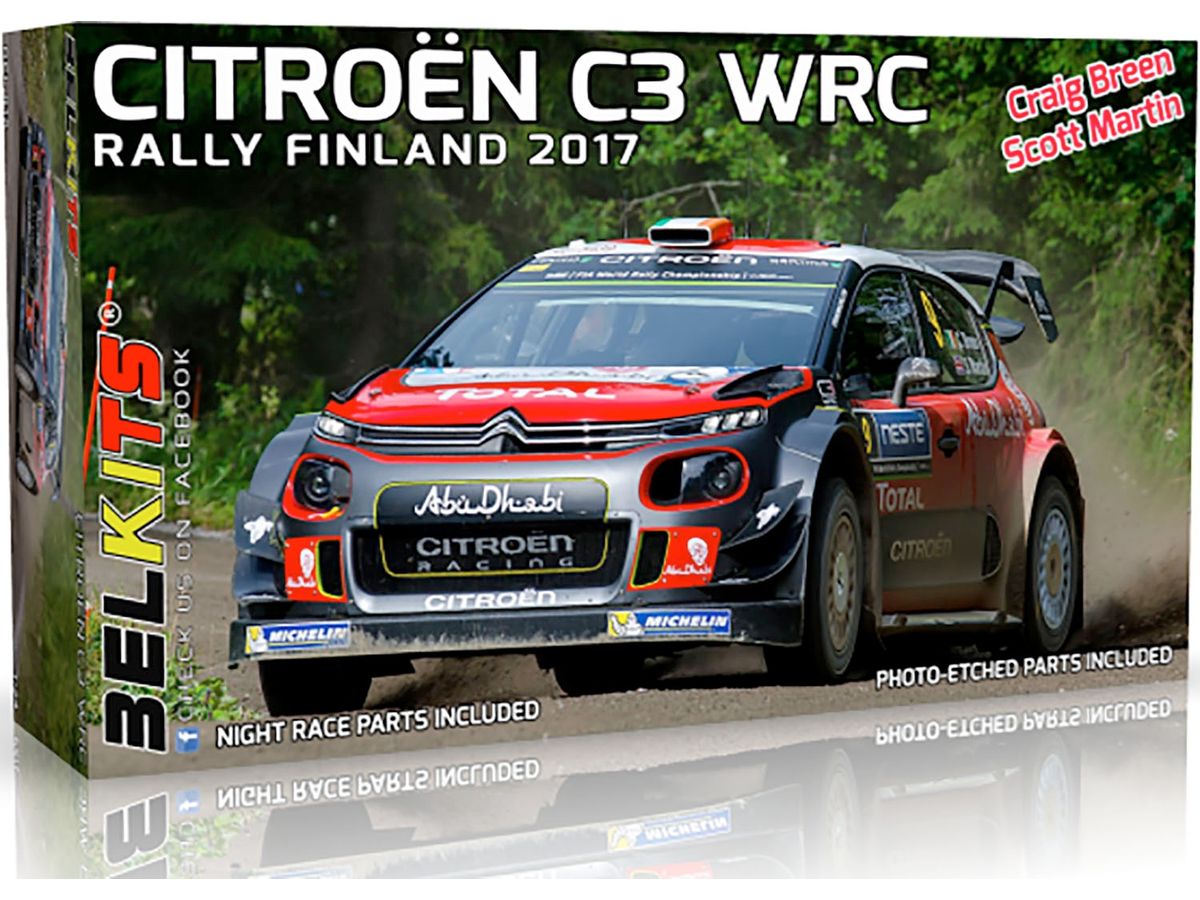 1/24 シトロエン C3 WRC 2017 フィンランドラリー (グラベル仕様)