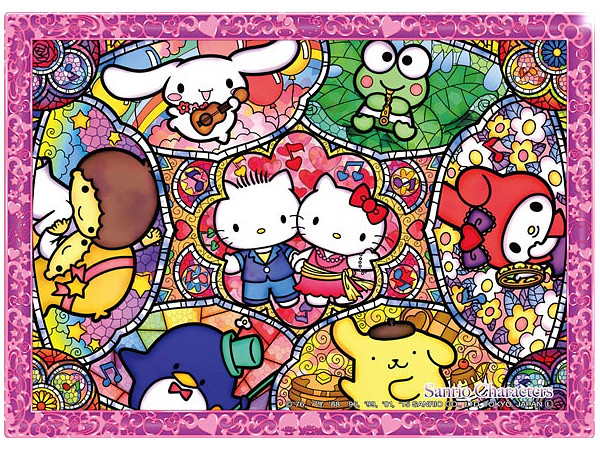 サンリオ ステンドグラス ミュージカル 165ピース 21.2 x 15.3cm