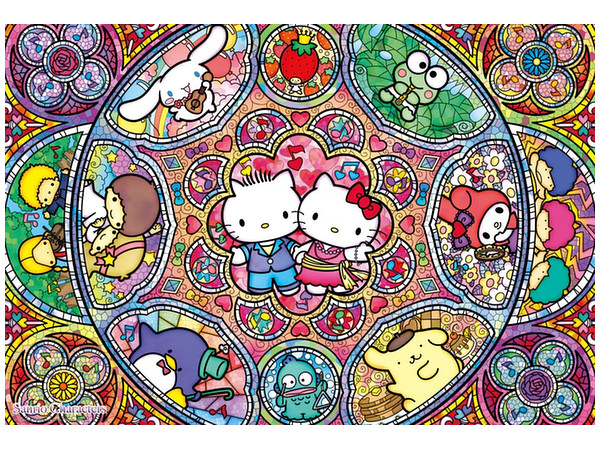 サンリオ ステンドグラス ミュージカル 1000ピース 72 x 49cm