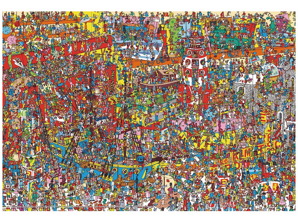 ジグソーパズル Where's Wally?: おもちゃがいっぱい 40ピース