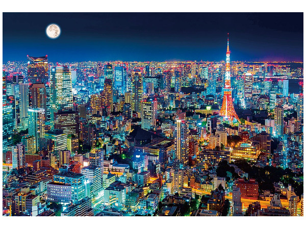 ジグソーパズル: 日本風景 東京夜景 1000ピース (72cm x 49cm)