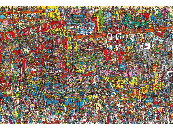 ジグソーパズル: Where's Wally? おもちゃがいっぱい 500スモールピース (38 x 26cm)