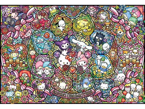 サンリオキャラクターズ ステンドグラス 1000ピース (720 x 490mm)