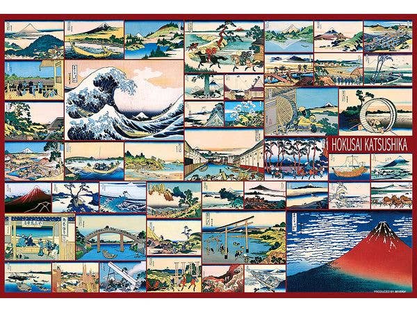葛飾北斎 冨嶽三十六景コレクション 300ピース (380 x 260mm)