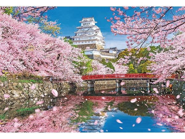 春爛漫の姫路城 1000ピース (720 x 490mm)