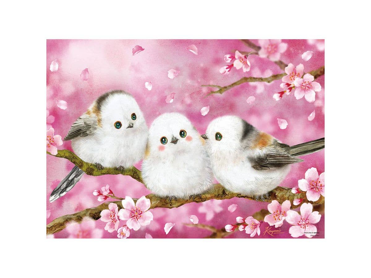 シマエナガ 春だより 600ピース (530 x 380mm)