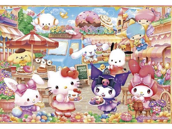 ジグソーパズル サンリオ: ドーナツショップへようこそ! 1000ピース (72 x 49cm)