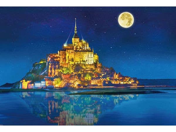 ジグソーパズル 風景海外: モン･サン･ミシェル 1000ピース (72 x 49cm)