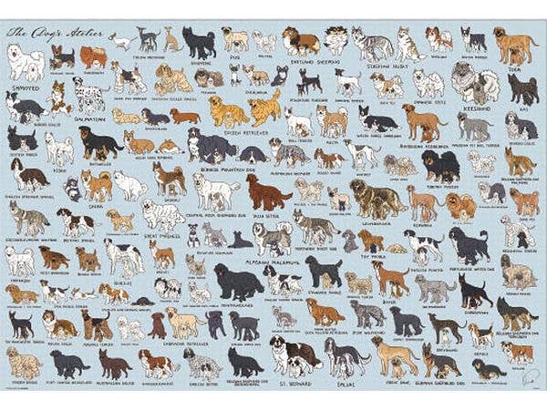 ジグソーパズル しちゃいました! The Dog's Atelier 1000ピース (72 x 49cm)