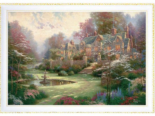 ジグソーパズル トーマス・キンケード 春の庭 2000スモールピース (72 x 49cm)