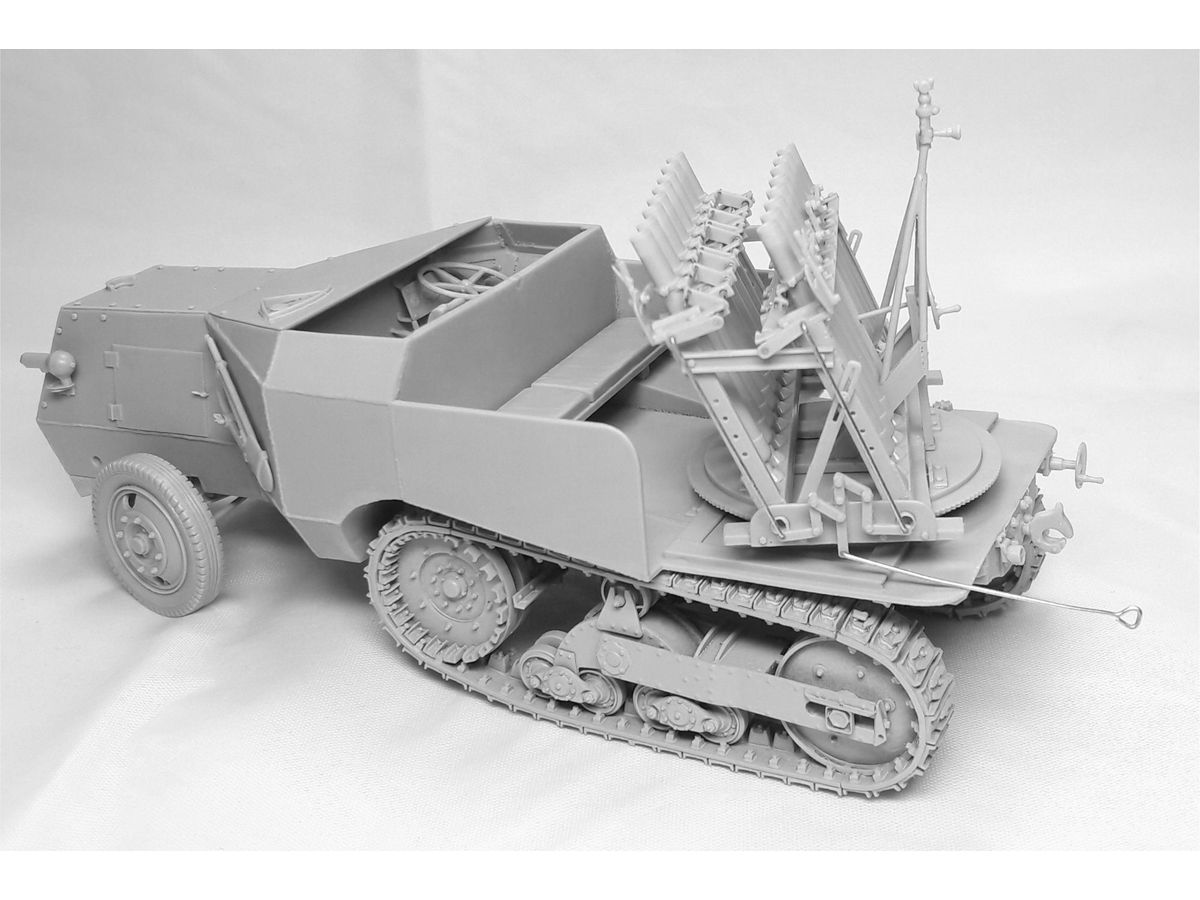 1/35 WW.II ドイツ ソミュアMCG 軽多連装迫撃砲 (16砲身) S307 (f) 試作車/ 初期生産車 フルキット (デカール付き)