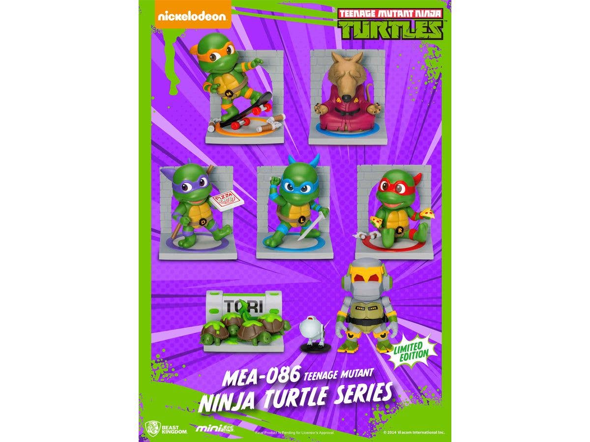 MEA-086 ティーンエイジ・ミュータント・ニンジャ・タートルズシリーズ ブラインドBOX 1Box 6pcs
