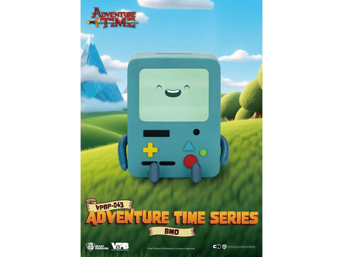 VPBP-043 アドベンチャー・タイムシリーズ 手のひらサイズ ビニール・ファンクショナル・フィギュア:BMO(ビーモ)