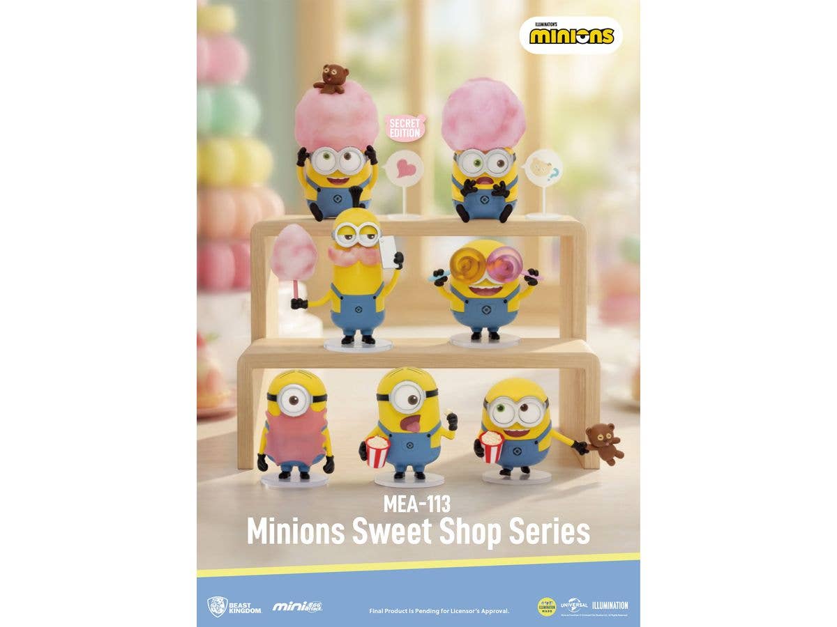 MEA-113 ミニオンズ スイーツショップ シリーズ ブラインドボックスセット 1Box 6pcs