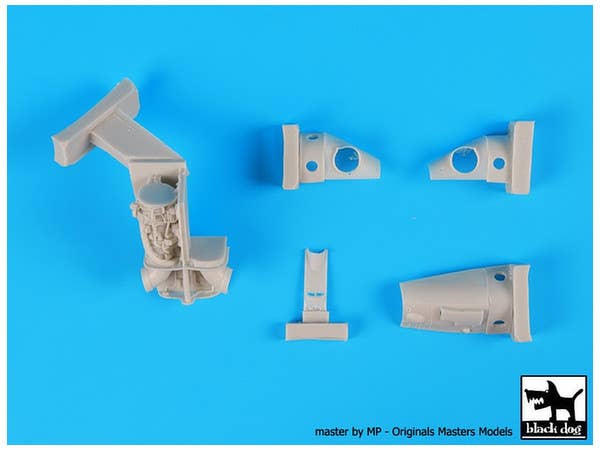 1/48 ウエストランド リンクス AH-7 エンジン (エアフィックス用
