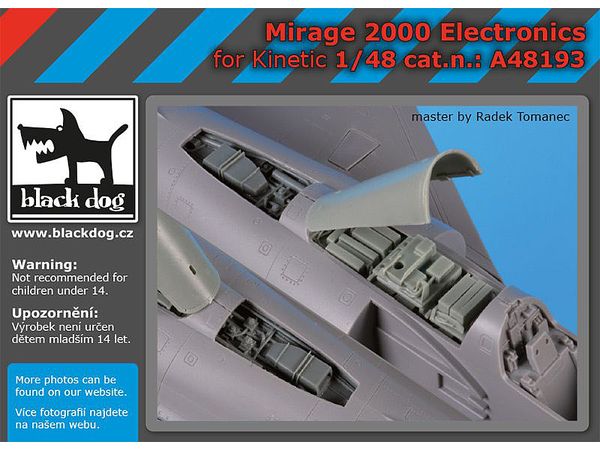 1/48 ミラージュ2000用電子機器 (キネティック用)