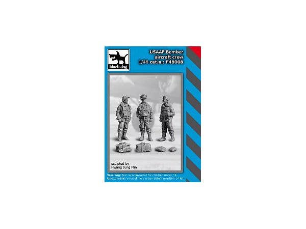 1/48 米陸軍航空軍 爆撃機乗組員セット (3体)