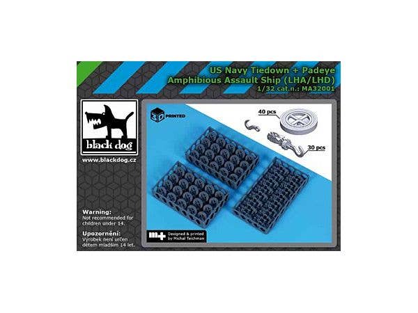 1/32 アメリカ海軍 タイダウン & パッドアイ (強襲揚陸艦用)