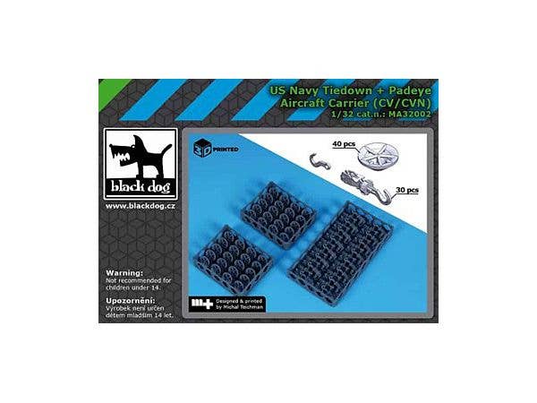 1/32 アメリカ海軍 タイダウン & パッドアイ (航空母艦用)