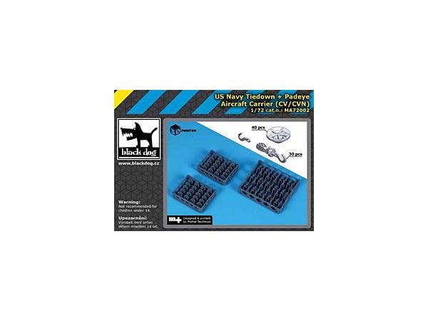 1/72 アメリカ海軍 タイダウン & パッドアイ (航空母艦用)