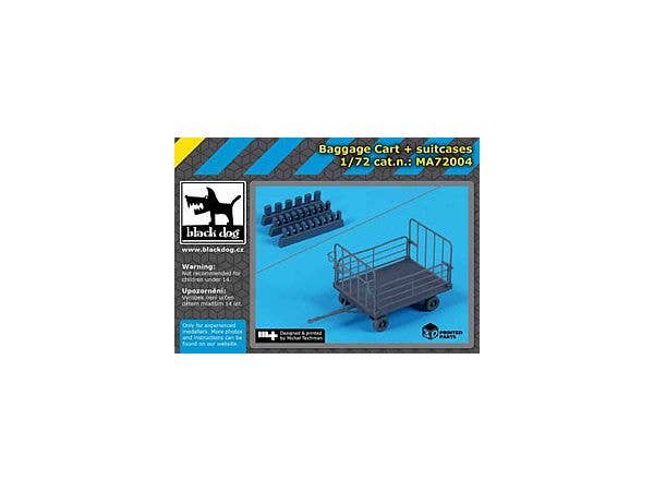 1/72 手荷物運搬カート & スーツケース