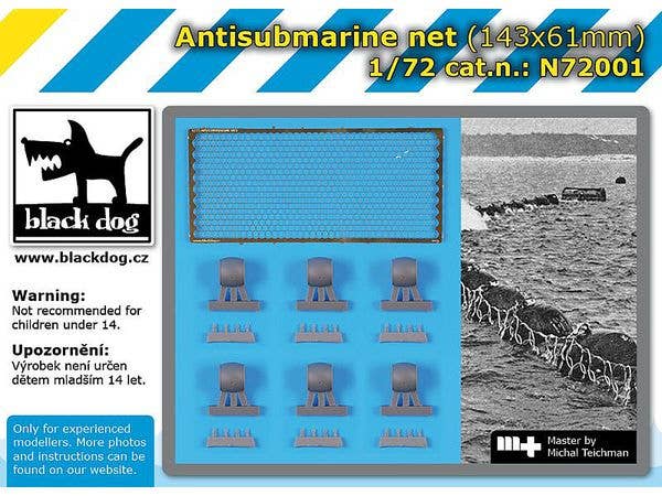 1/72 対潜水艦ネット (143 x 61mm)