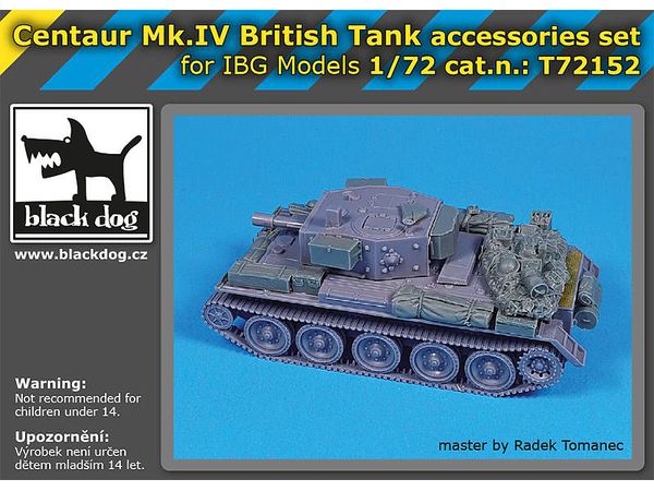 1/72 イギリス軍 セントー Mk.IV用アクセサリーセット (IBG用)